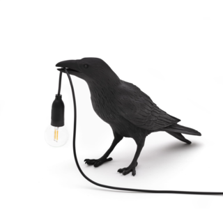 black bird lamp