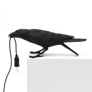 black bird lamp