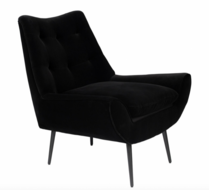 Dutchbone Loungechair Glodis Zwart