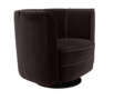 FLOWER LOUNGE CHAIR - Black